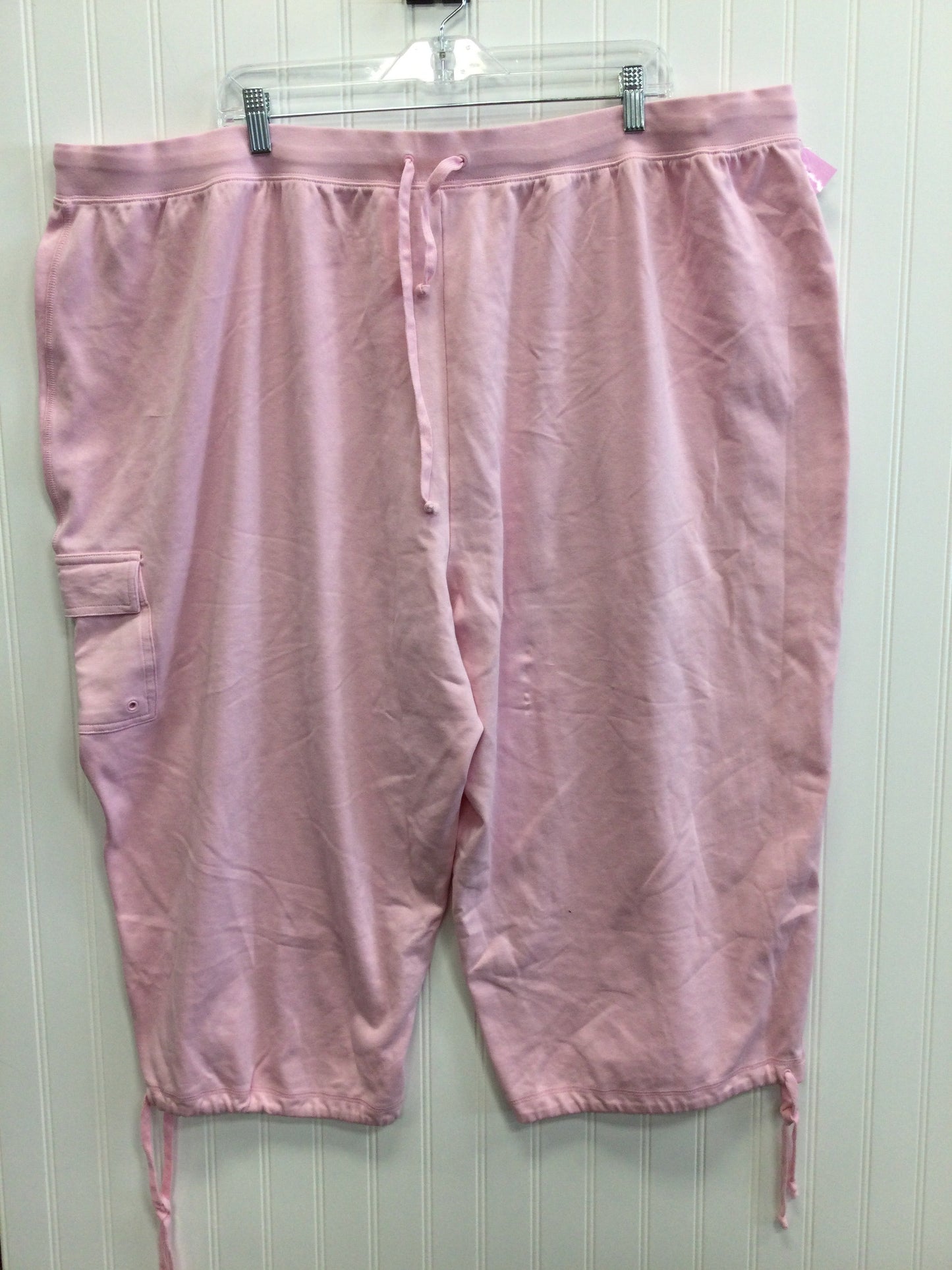 Athletic Capris By Clothes Mentor In Pink, Size:4X