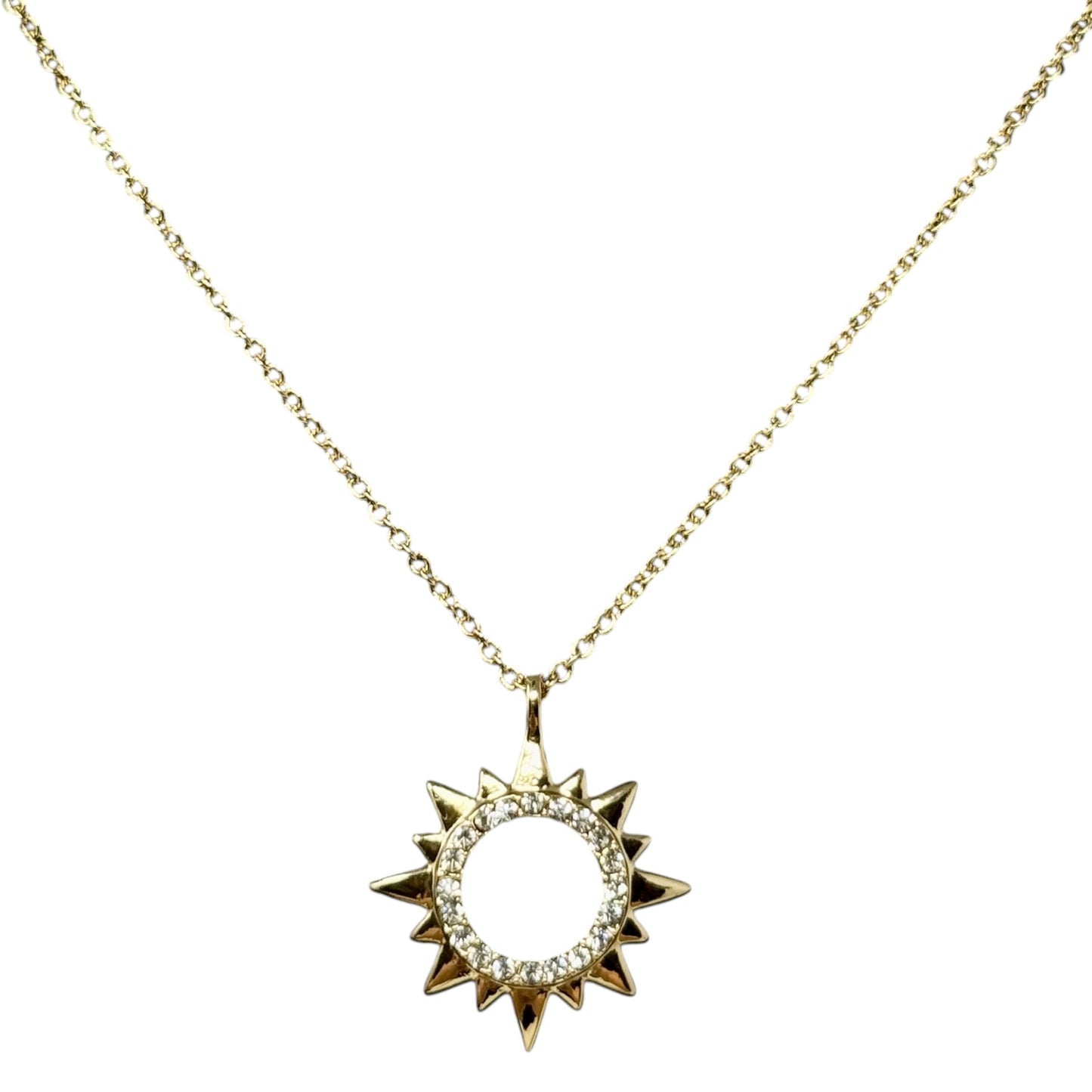 Sunburst Pendant Necklace Designer By Lilly Pulitzer