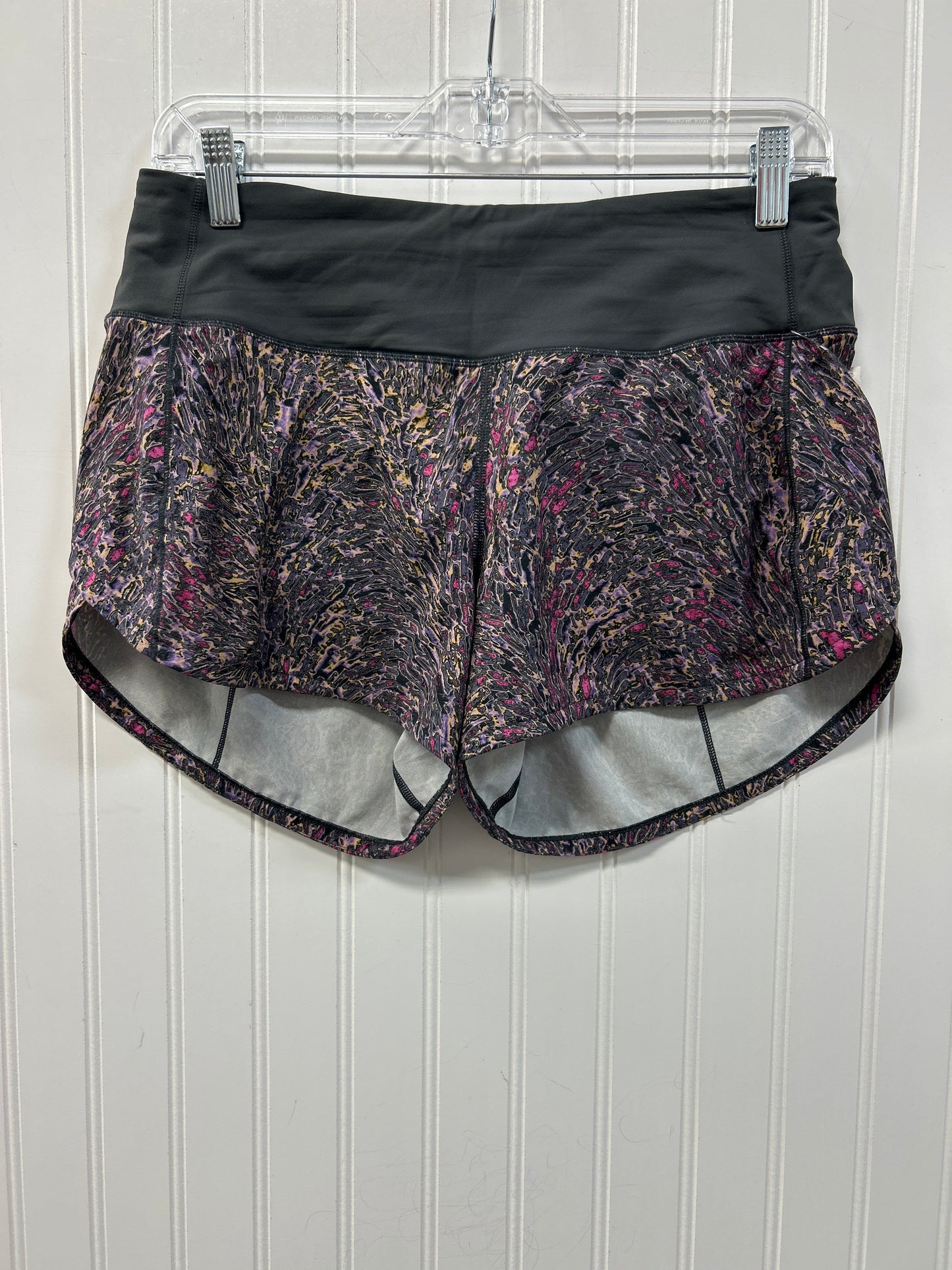 Athletic Shorts By Lululemon In Grey, Size:6