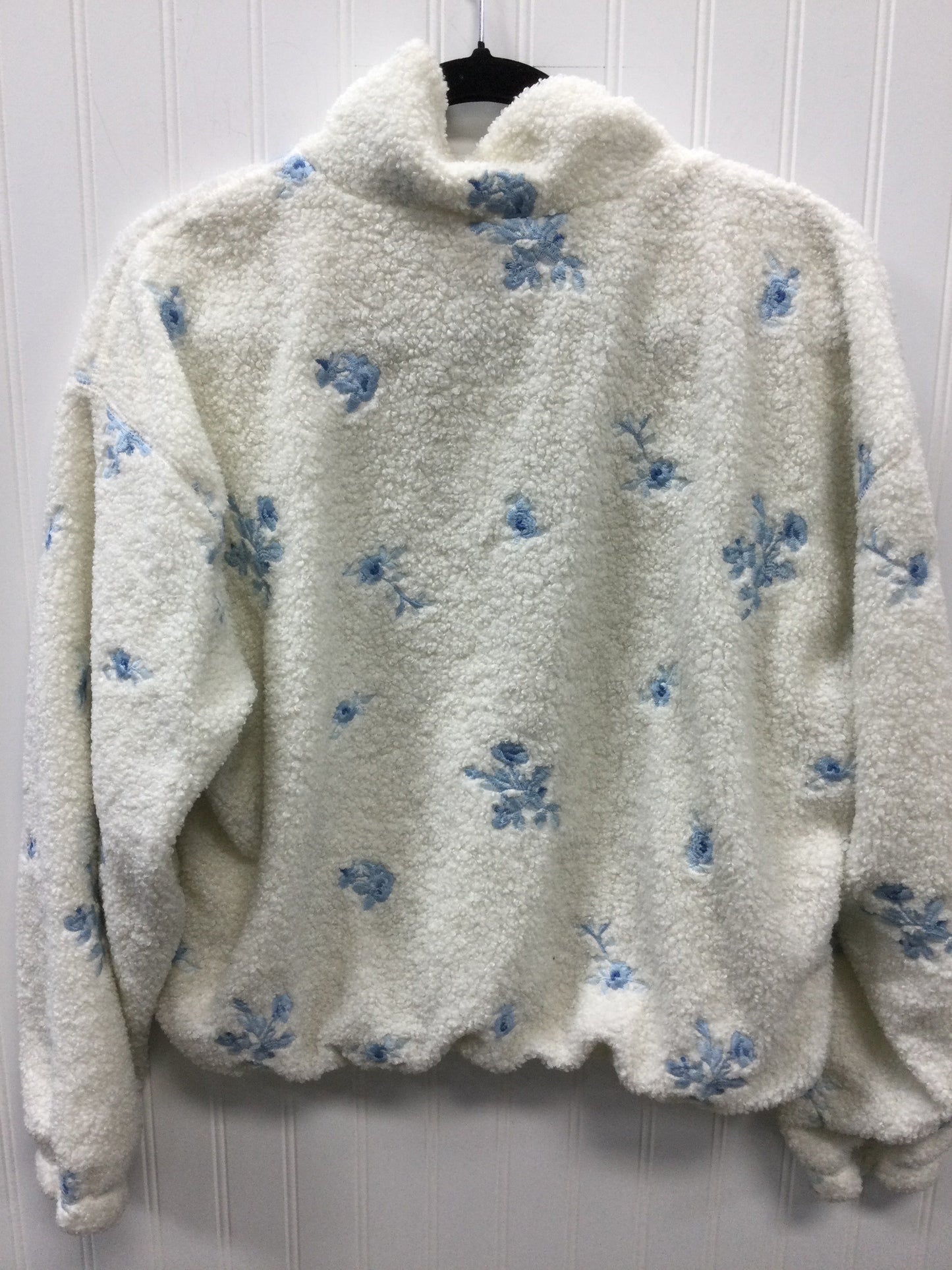 Jacket Fleece By Aeropostale In Cream, Size:M