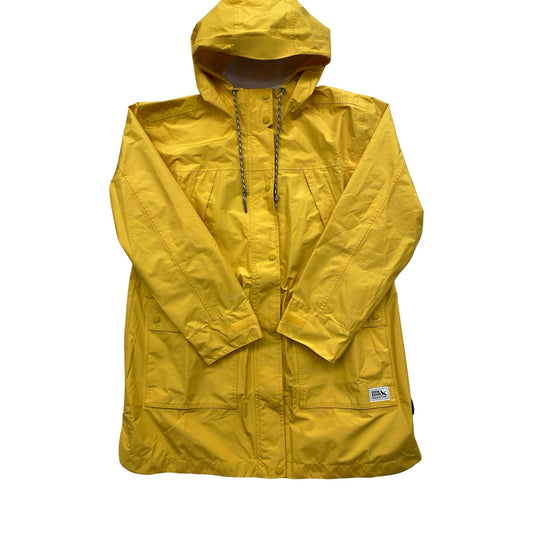 Coat Raincoat By Eddie Bauer In Yellow, Size:L