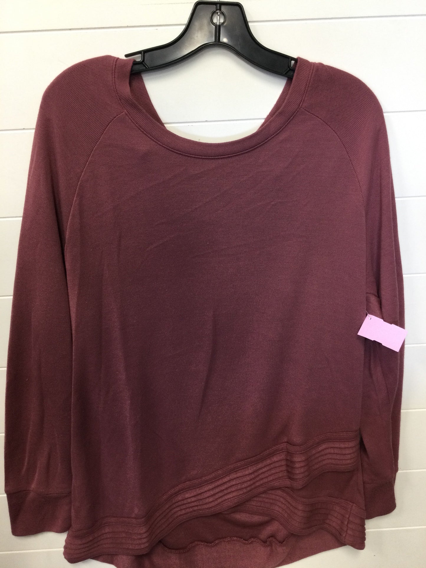 Athletic Top Ls Collar By Active Life In Red, Size:Xxl