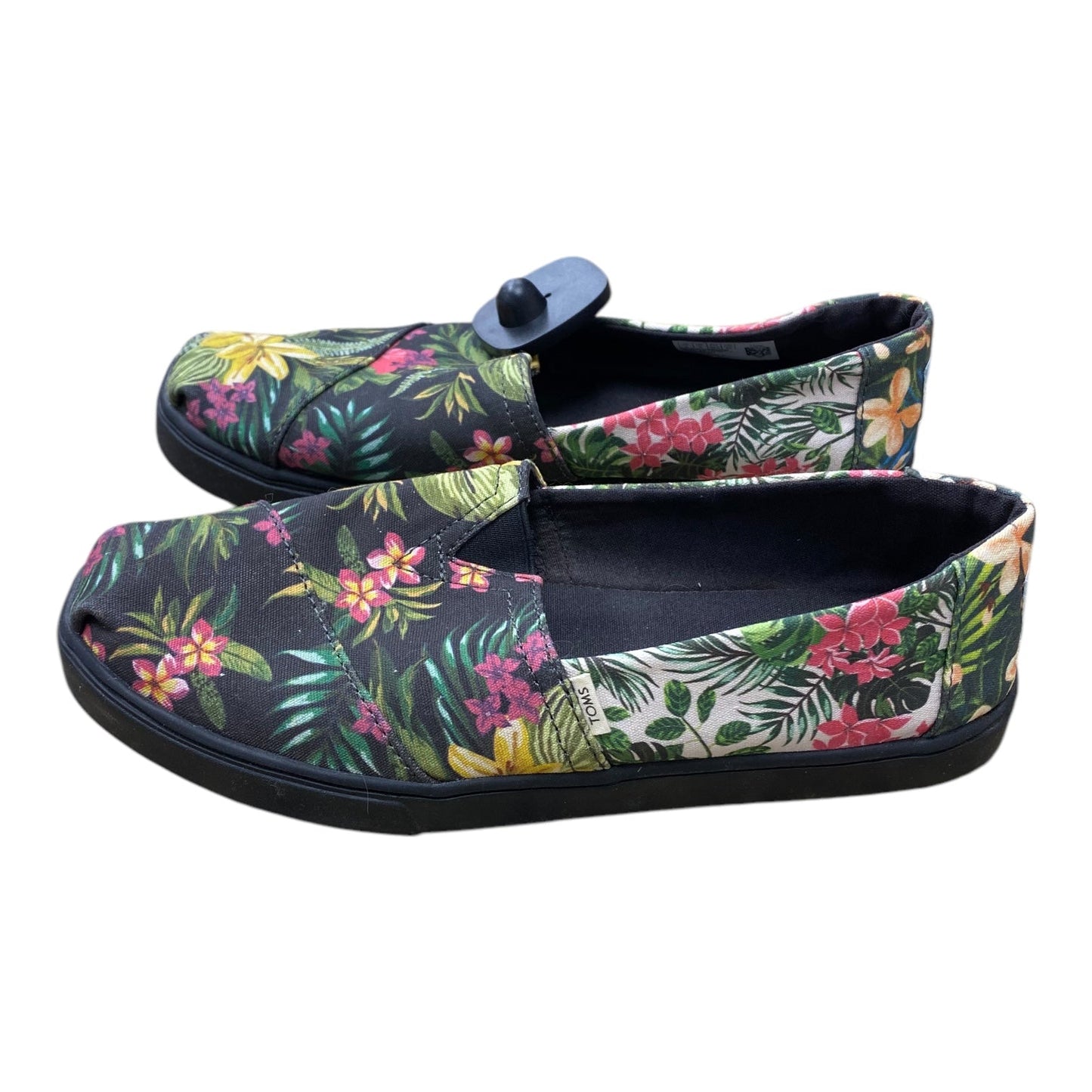 Shoes Flats By Toms In Floral Print, Size:8