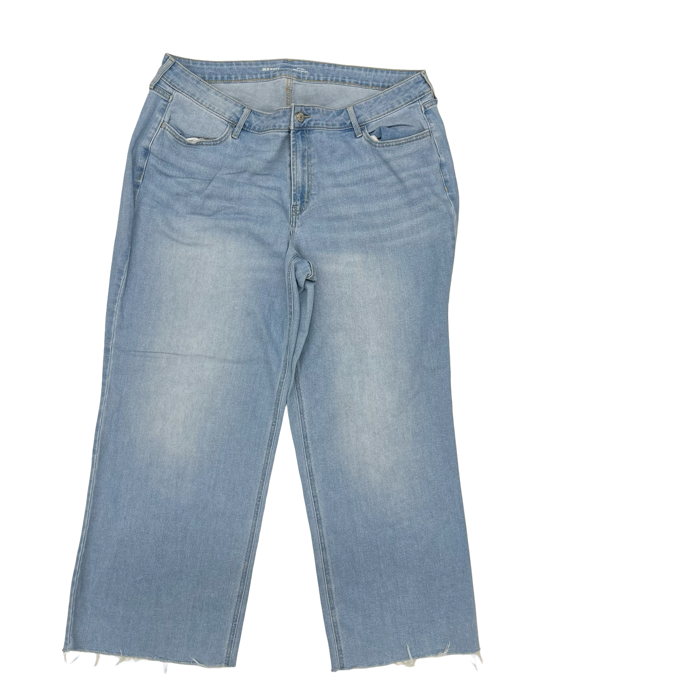 Jeans Wide Leg By Old Navy In Blue Denim, Size:20