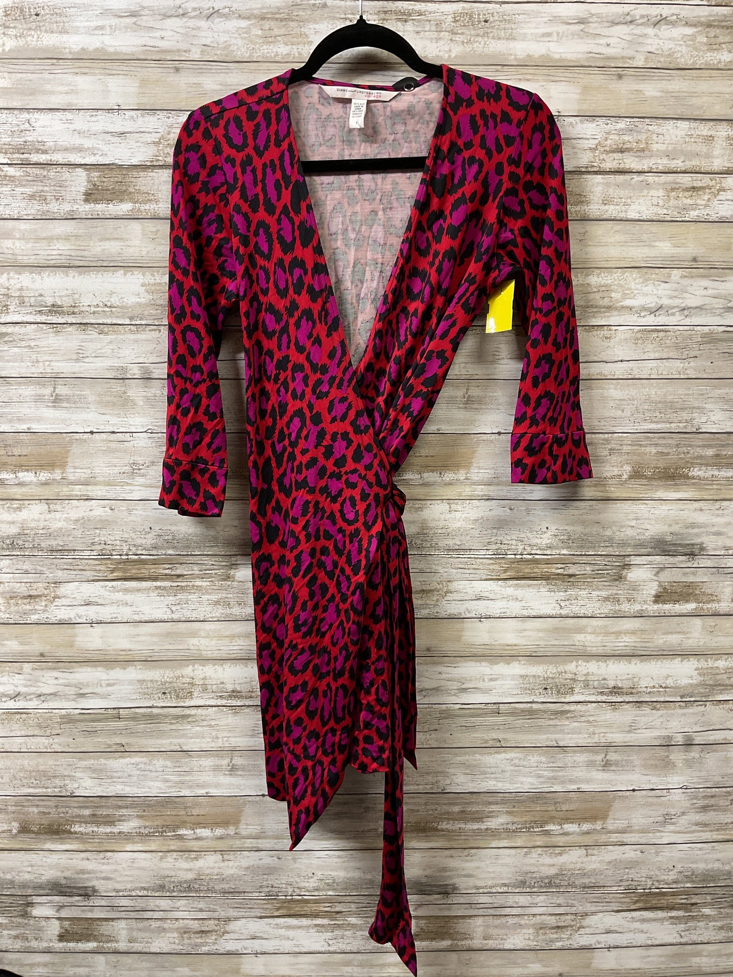 Dress Designer By Diane Von Furstenberg In Animal Print, Size:6