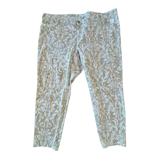 Pants Other By Kut In Tan & White, Size:3X
