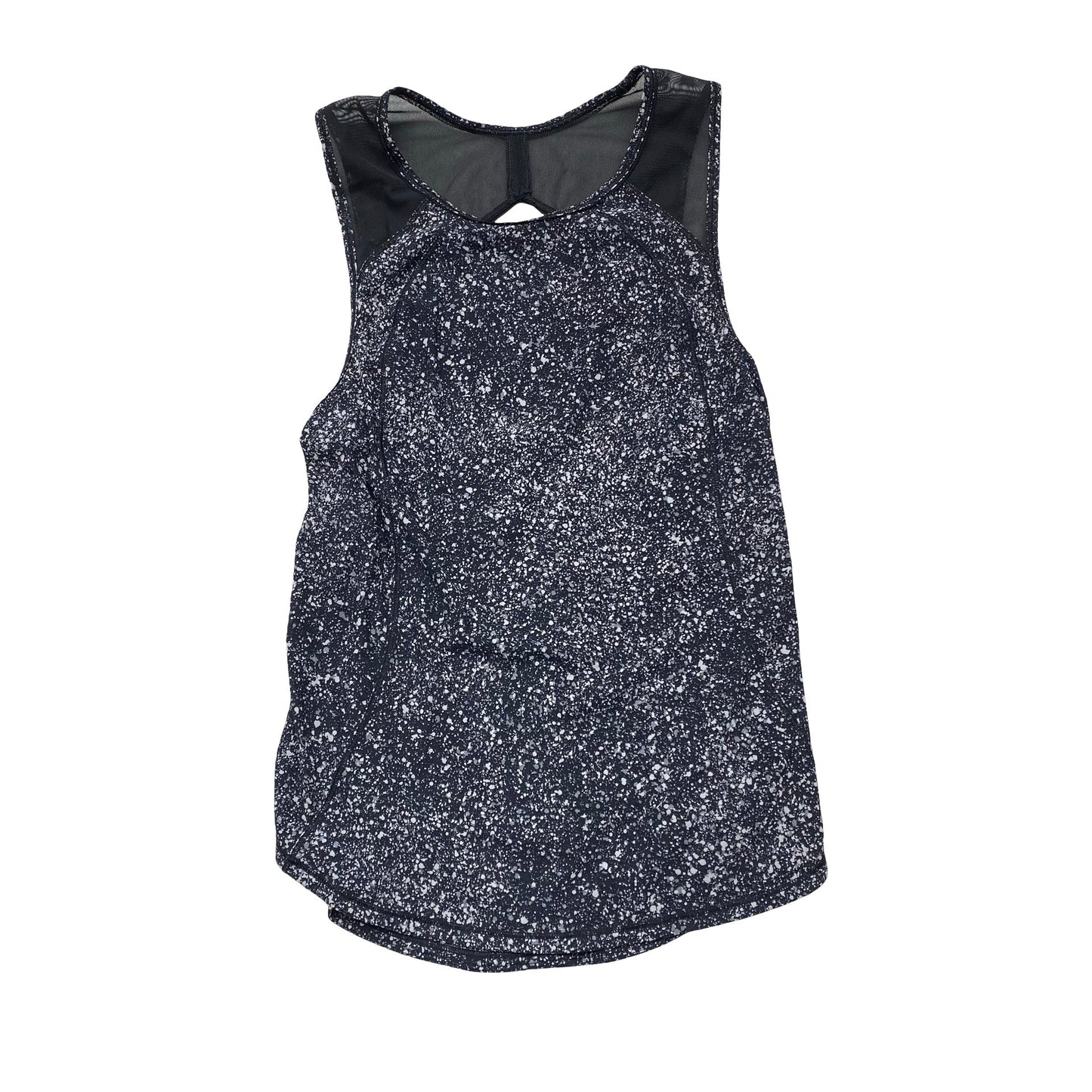 Athletic Tank Top By Lululemon In Black & Grey, Size:S