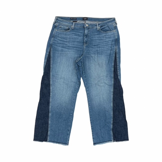 Jeans Wide Leg By Not Your Daughters Jeans In Blue Denim, Size:16