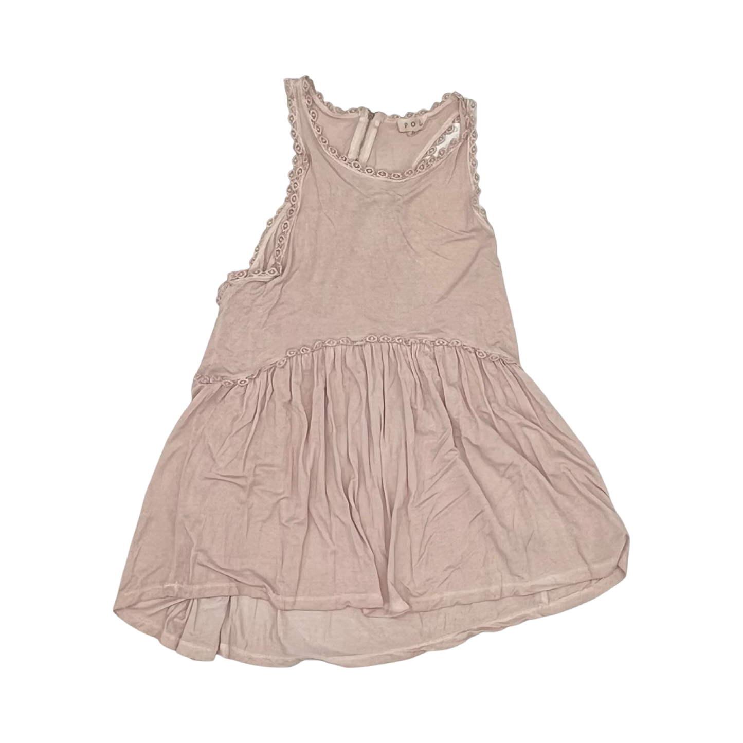 Top Sleeveless By Pol In Pink, Size:S