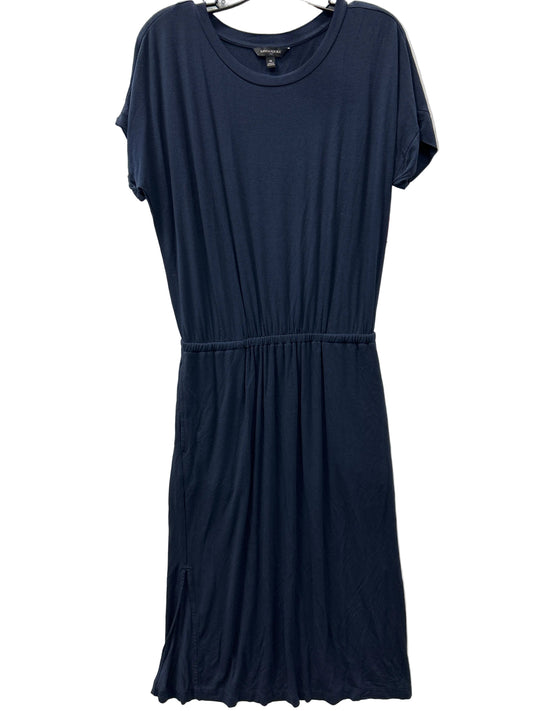 Dress Casual Maxi By Banana Republic In Navy, Size:M