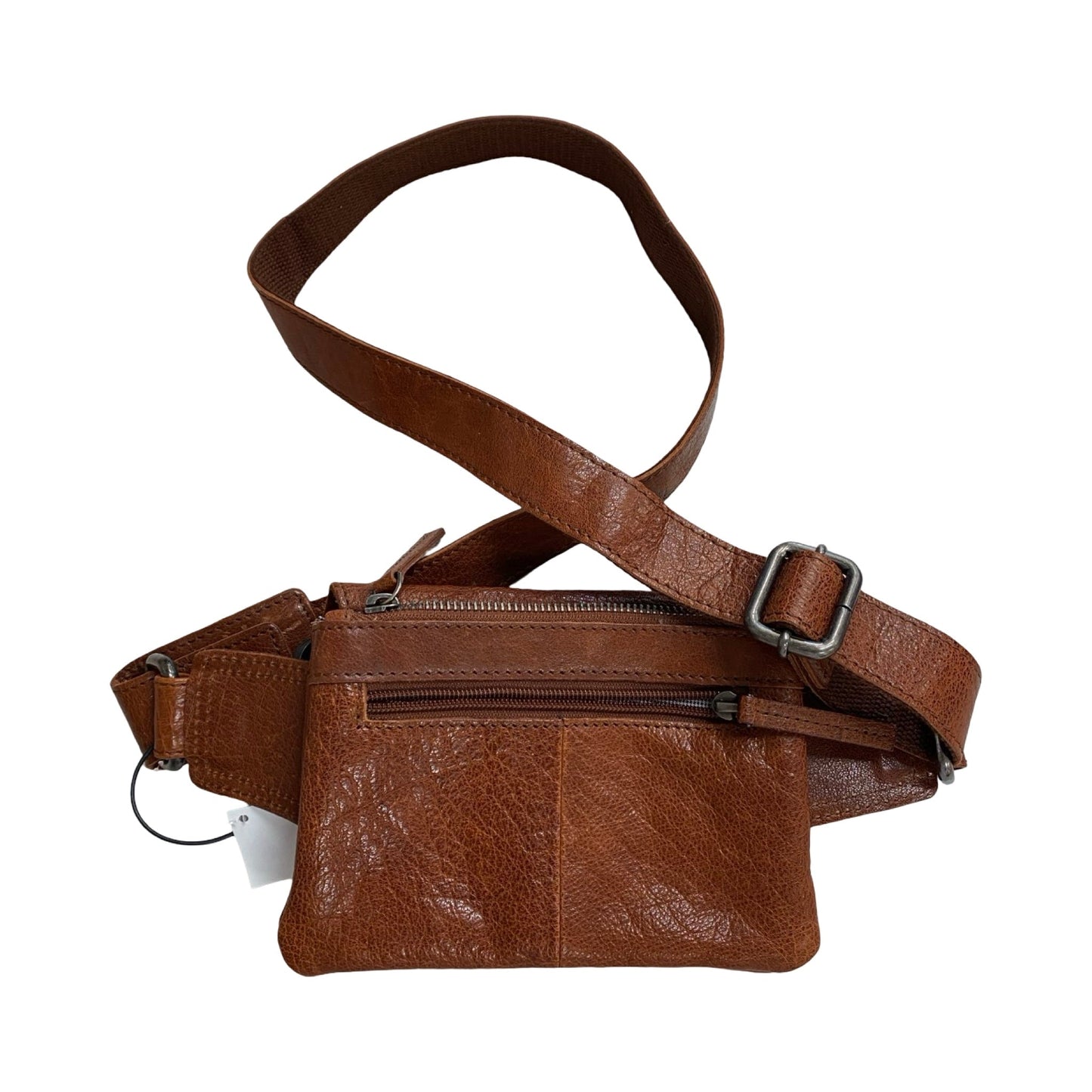 Belt Bag Leather By Cmc In Brown, Size:Small