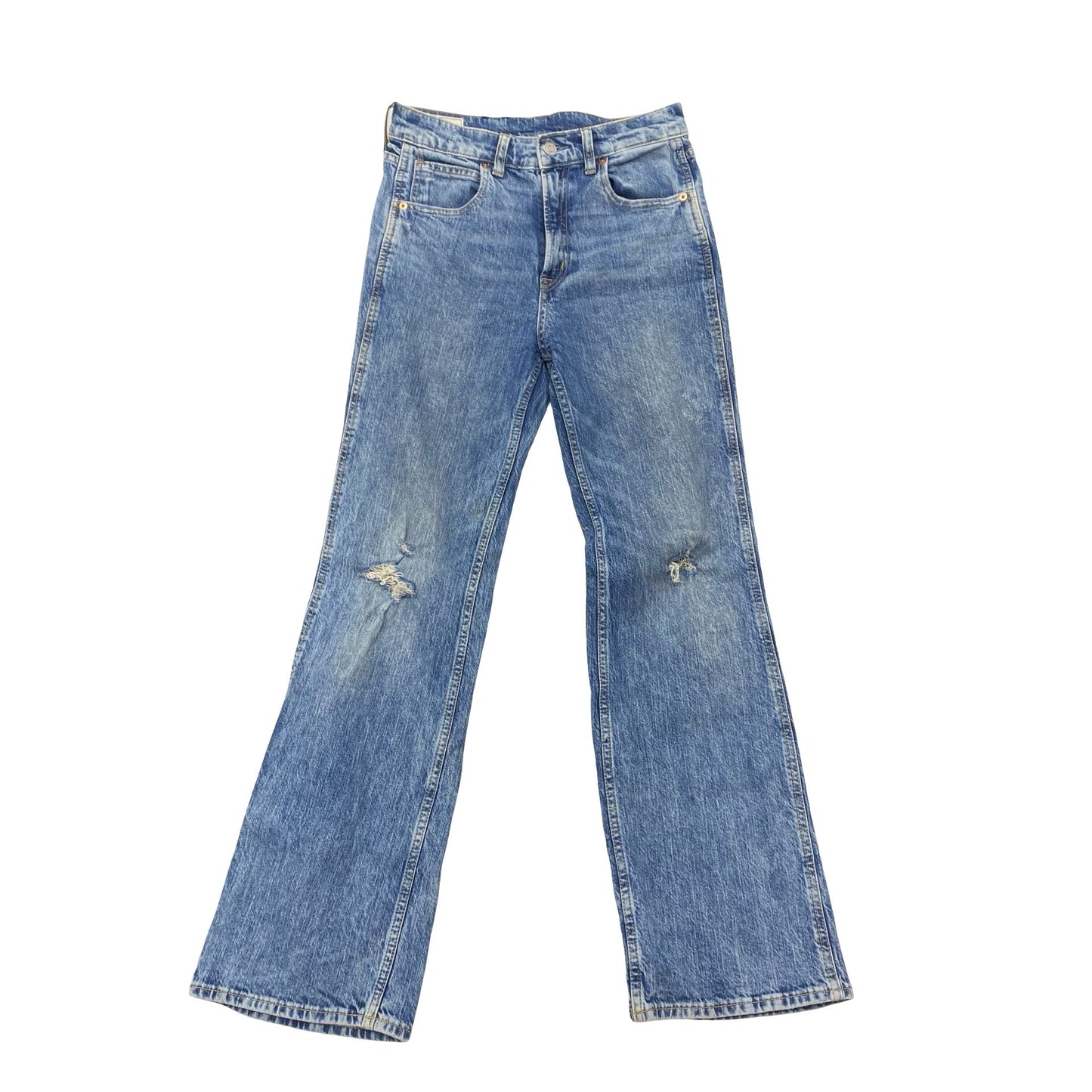 Jeans Flared By Gap In Blue Denim, Size:2