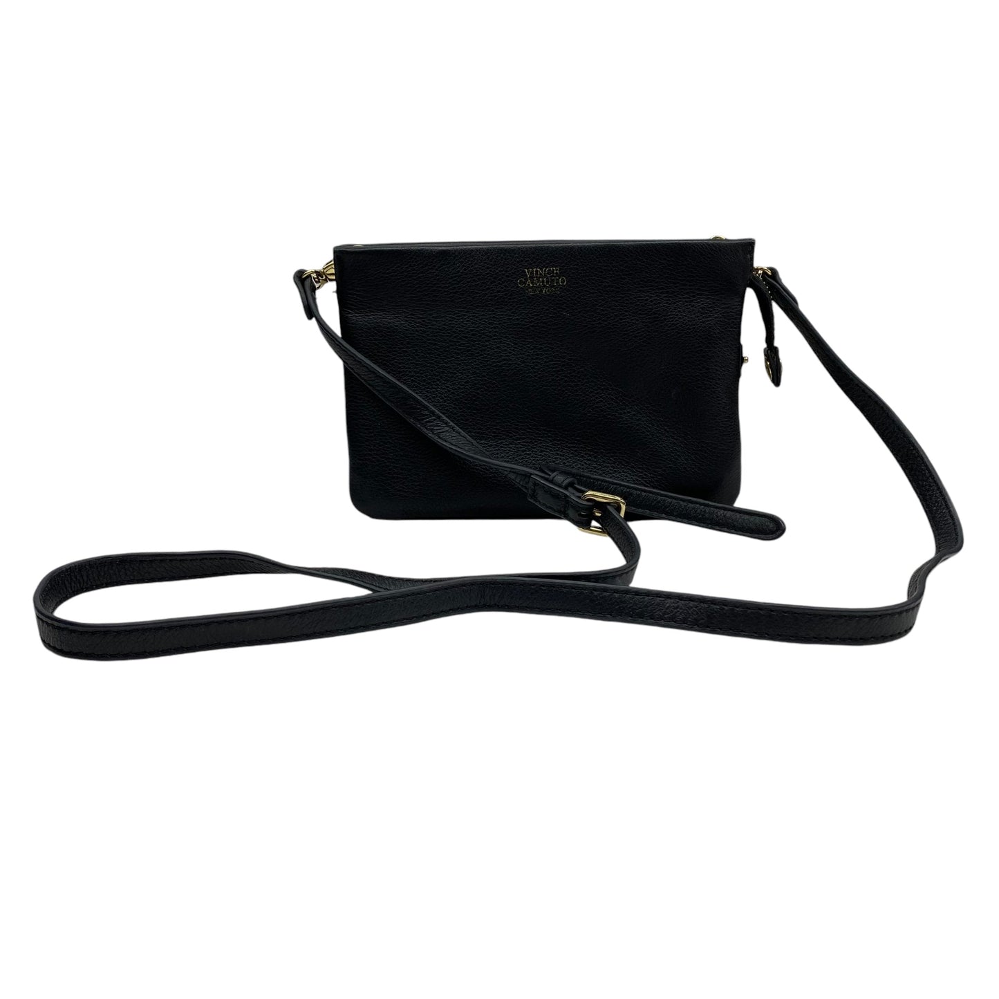 Crossbody Leather By Vince Camuto In Black, Size:Small