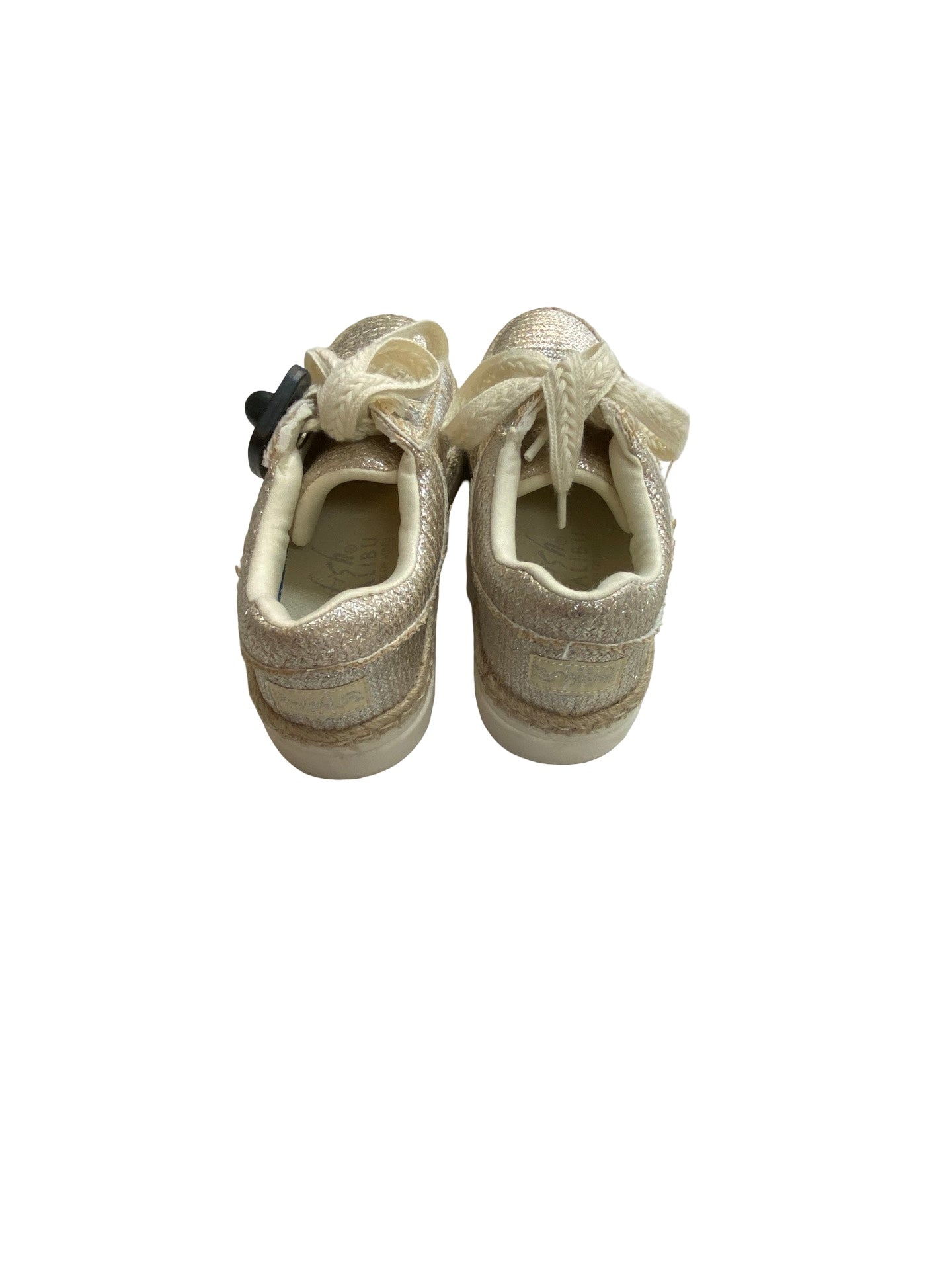 Shoes Sneakers By Blowfish In Gold & White, Size:7.5