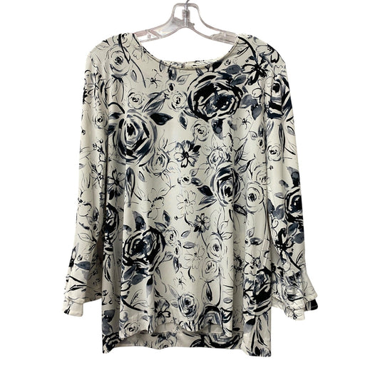 Top Ls Designer By Karl Lagerfeld In White, Size:L