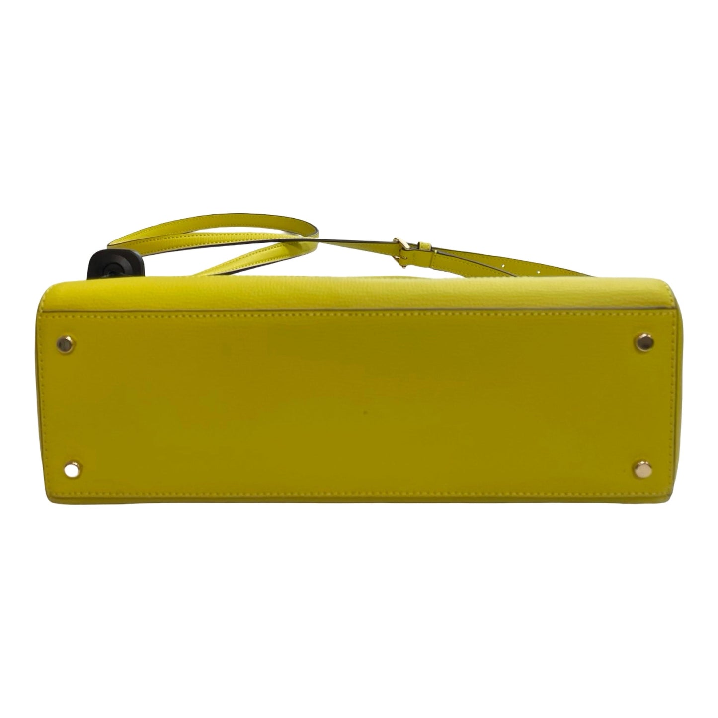 Handbag Designer By Kate Spade In Yellow, Size:Medium