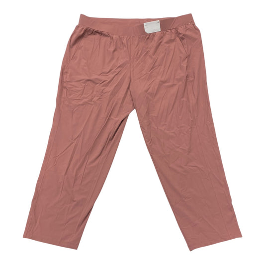 Athletic Pants By Stylus In Pink, Size:2X