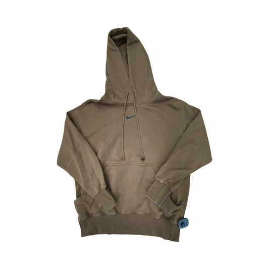 Athletic Sweatshirt Hoodie By Nike In Brown, Size:Xs