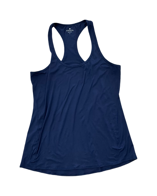 Athletic Tank Top By Athleta In Blue, Size:L