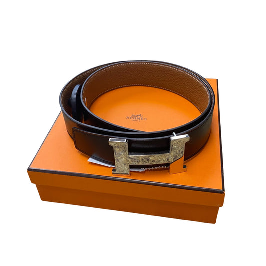 Belt Luxury Designer By Hermes In Black - 90 D FM 300 (M/L)