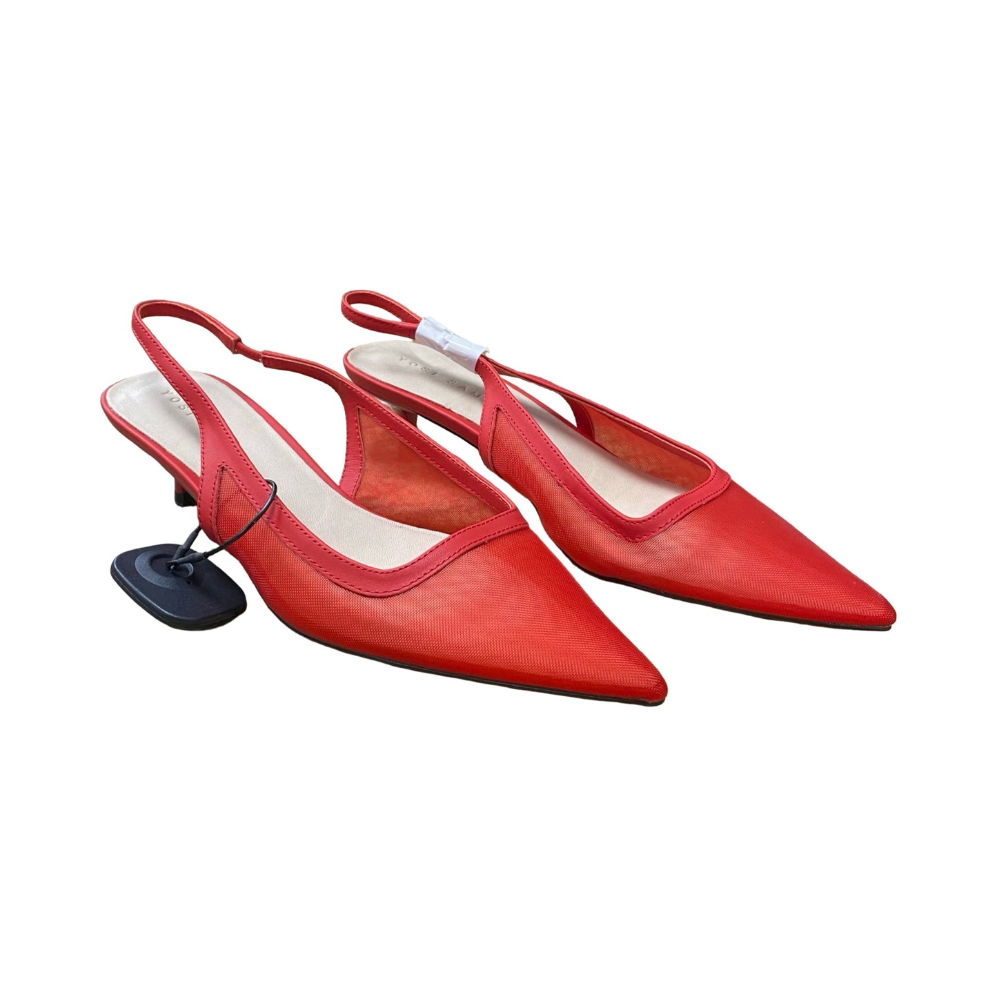 Shoes Heels Kitten By Yosi Samra In Red, Size:9.5