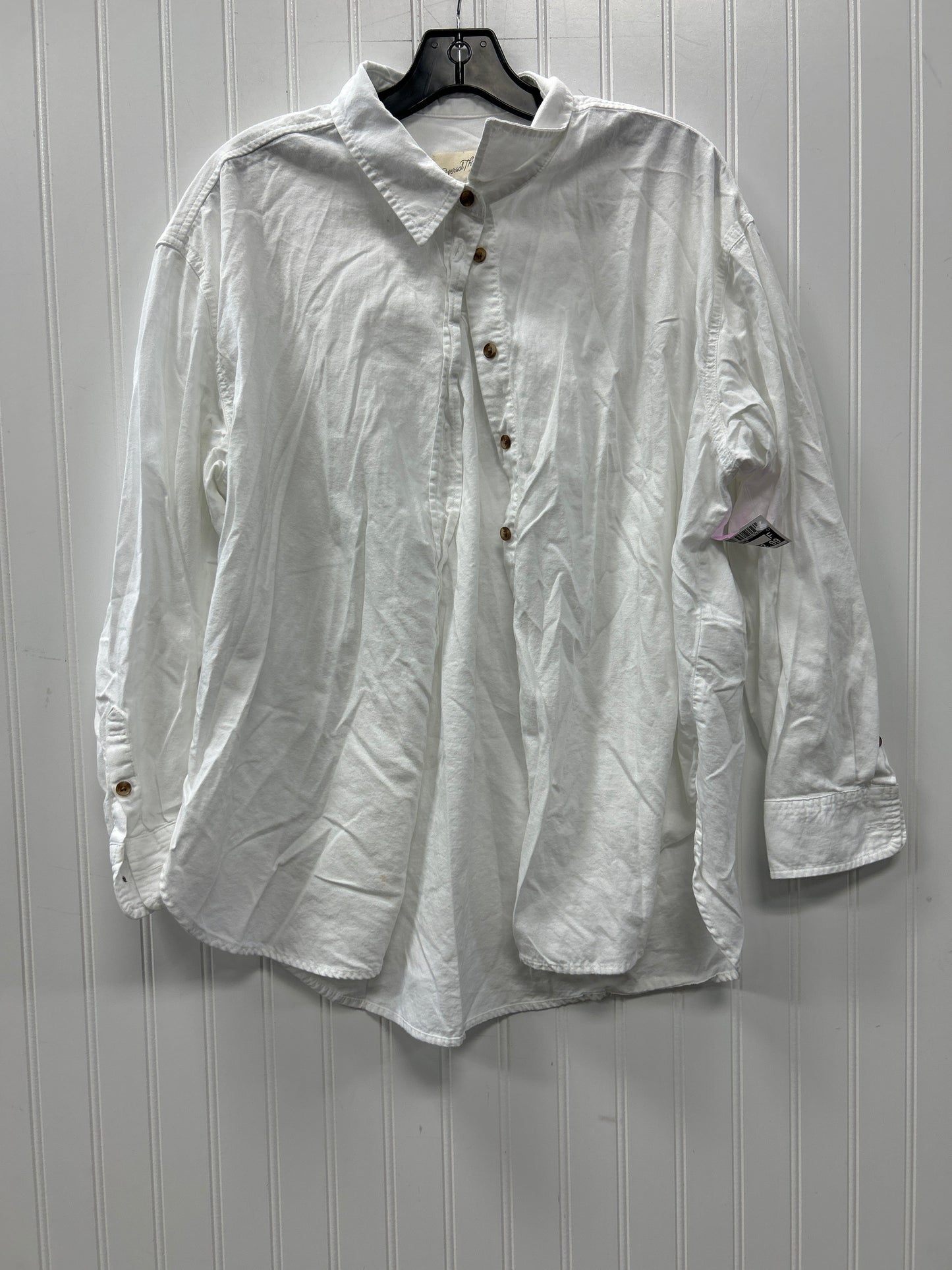 Blouse Ls By Universal Thread In White, Size:L