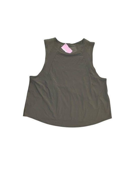 Athletic Tank Top By Lululemon In Green, Size:M