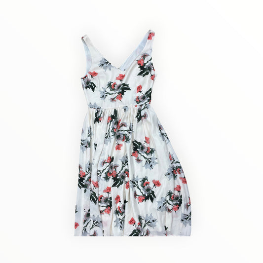 Dress Casual Midi By Bb Dakota In Cream & Pink, Size:Xs