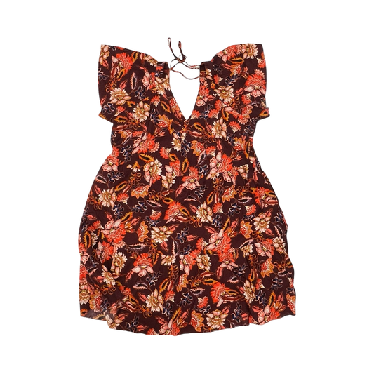 Dress Casual Short By Old Navy In Floral Print, Size:Xl