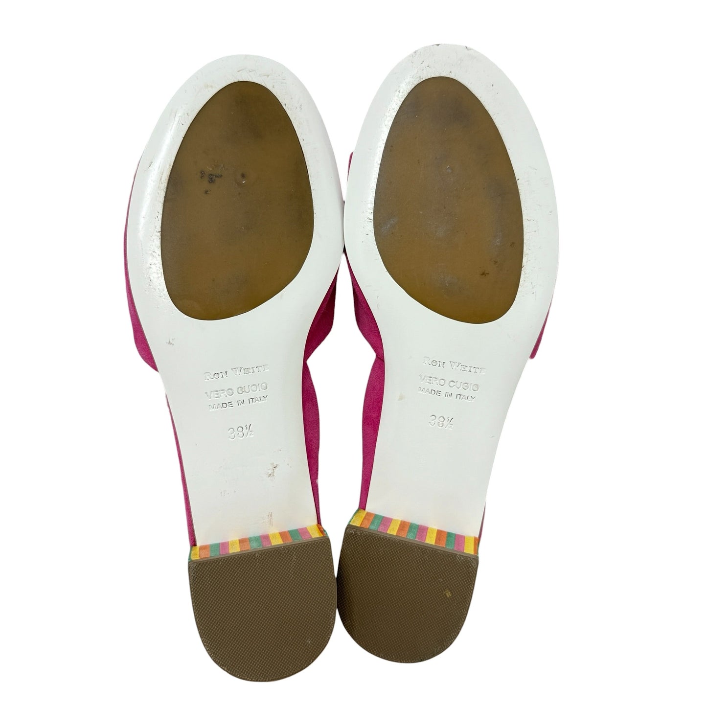 Sandals Heels Block By Ron White In Pink, Size: 8.5