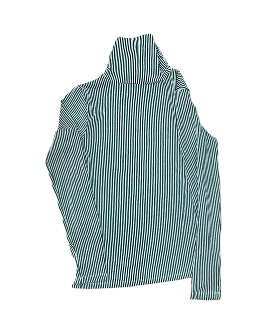 Top Ls By Zenana In Green & White, Size:S