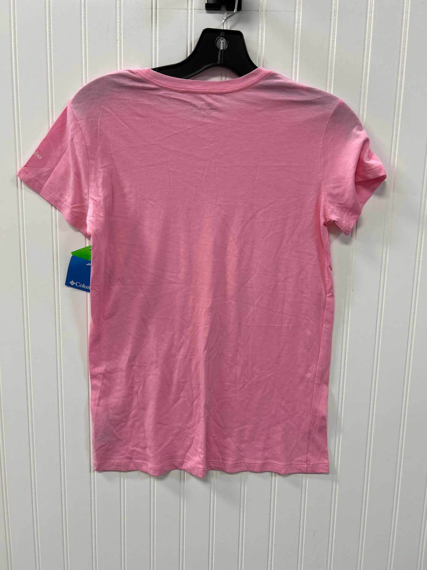 Athletic Top Ss By Columbia In Pink, Size:Xs