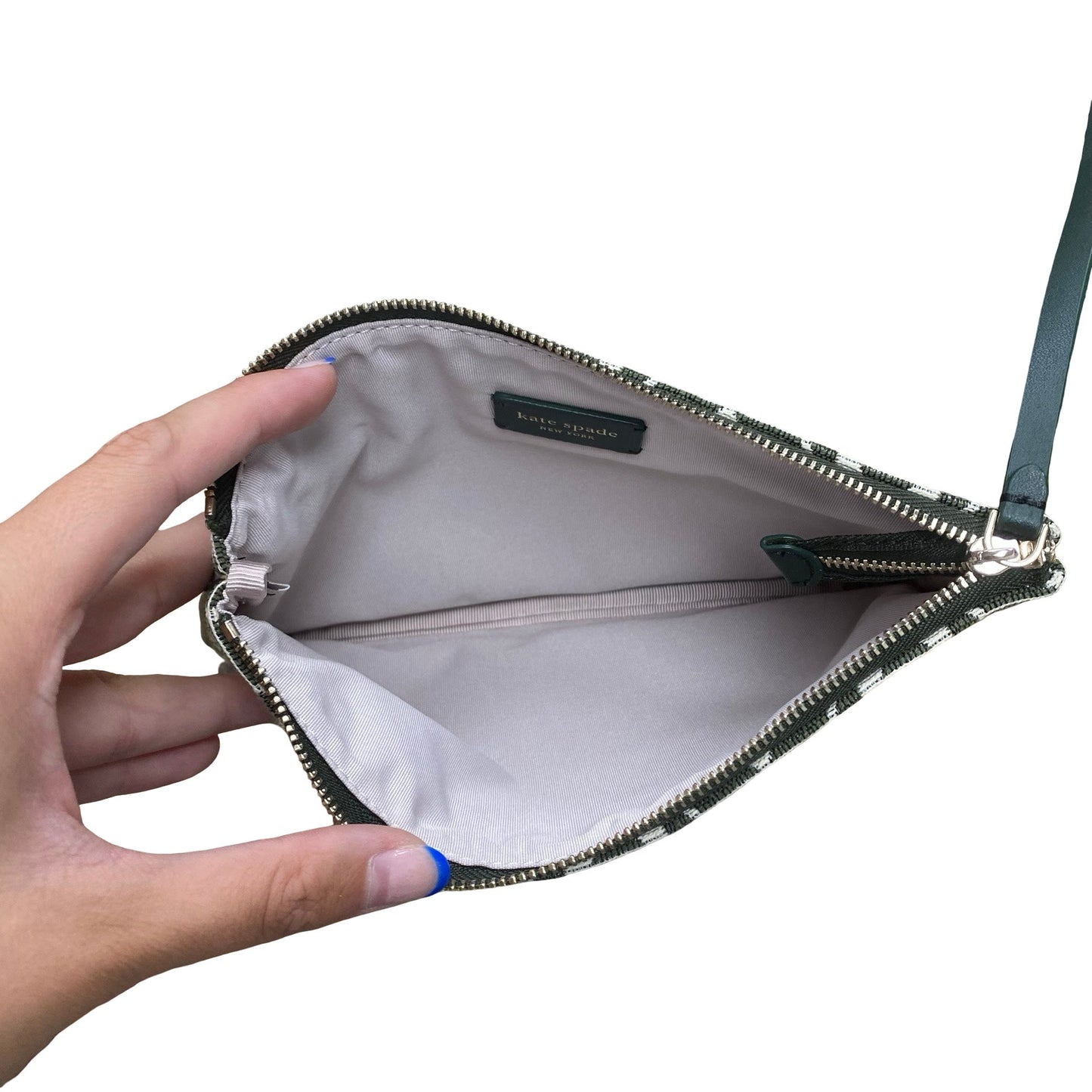Handbag Designer By Kate Spade In Green, Size:Medium