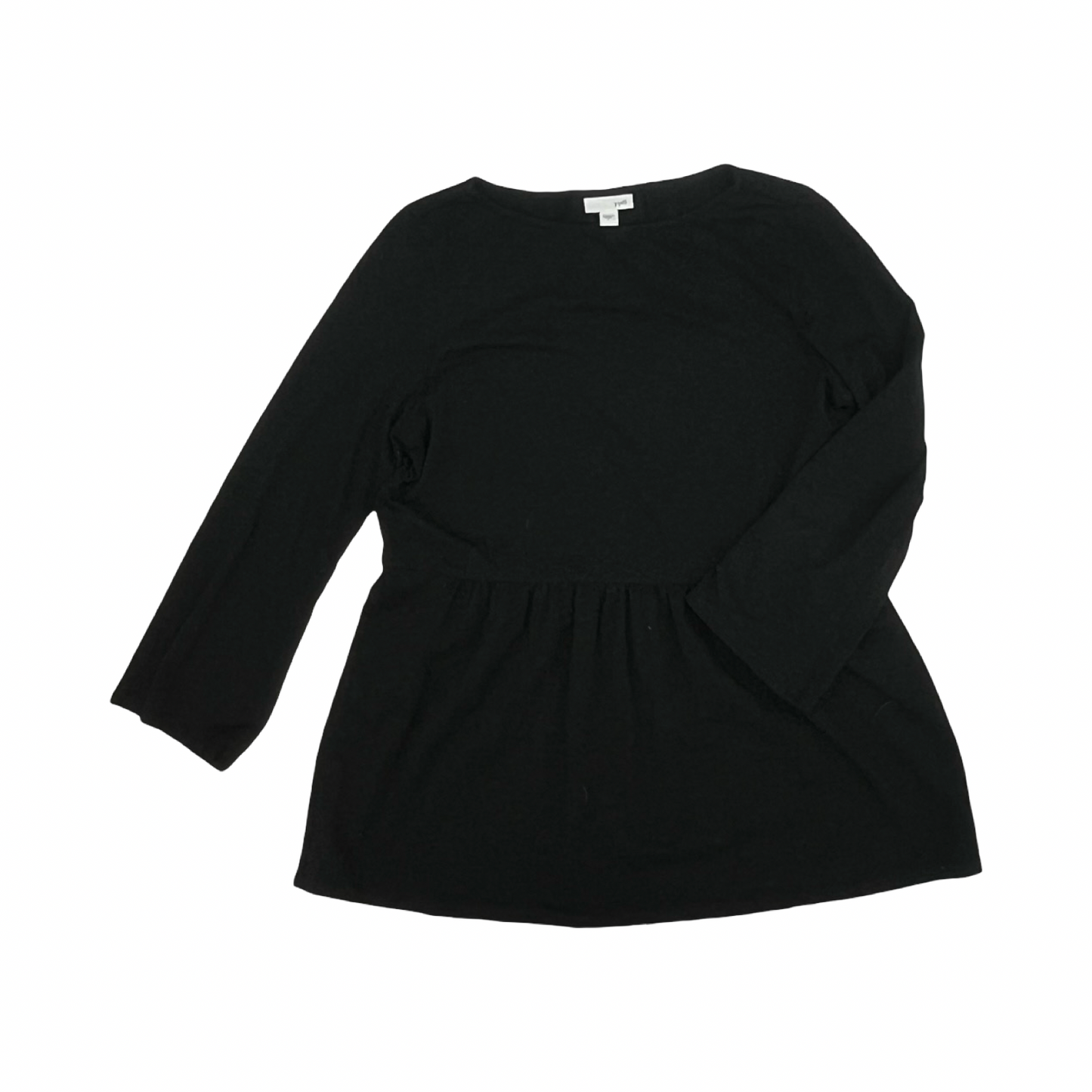 Top 3/4 Sleeve By J. Jill In Black, Size:S