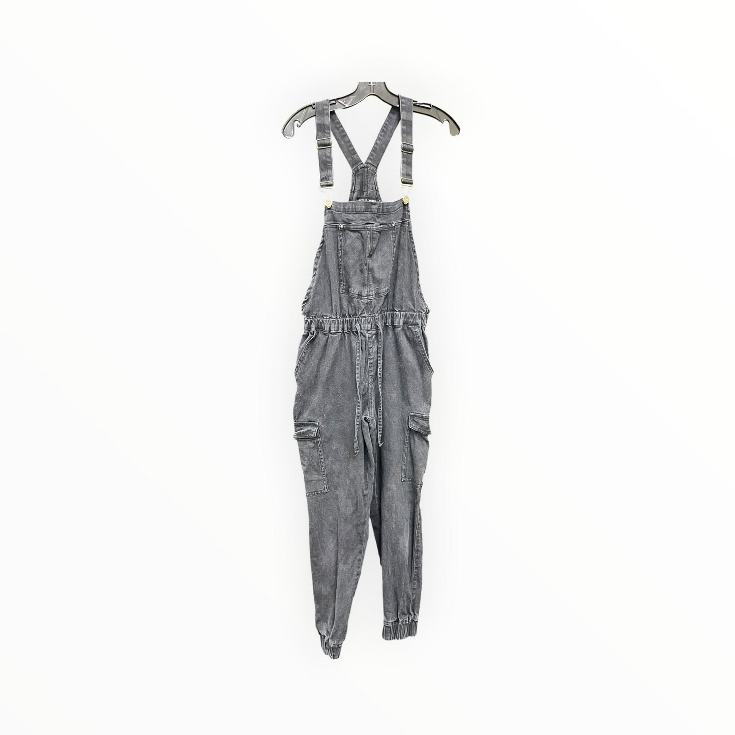 Overalls By Almost Famous In Black Denim, Size:L
