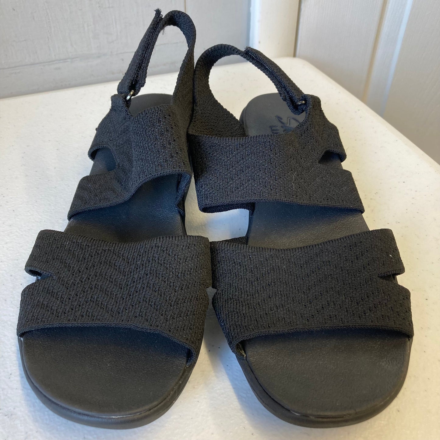 Sandals Flats By Skechers In Black, Size:8