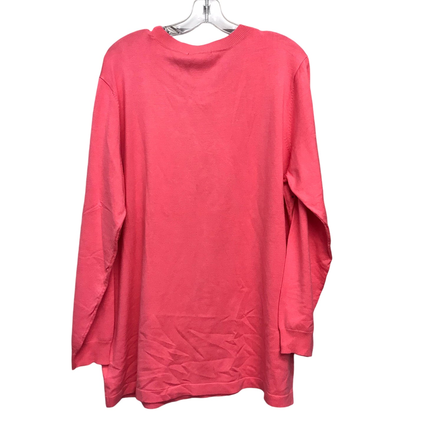 Sweater By New York And Co In Pink, Size:1X