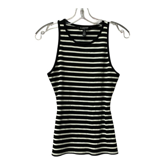 Top Sleeveless By Cme In Black & White, Size:M