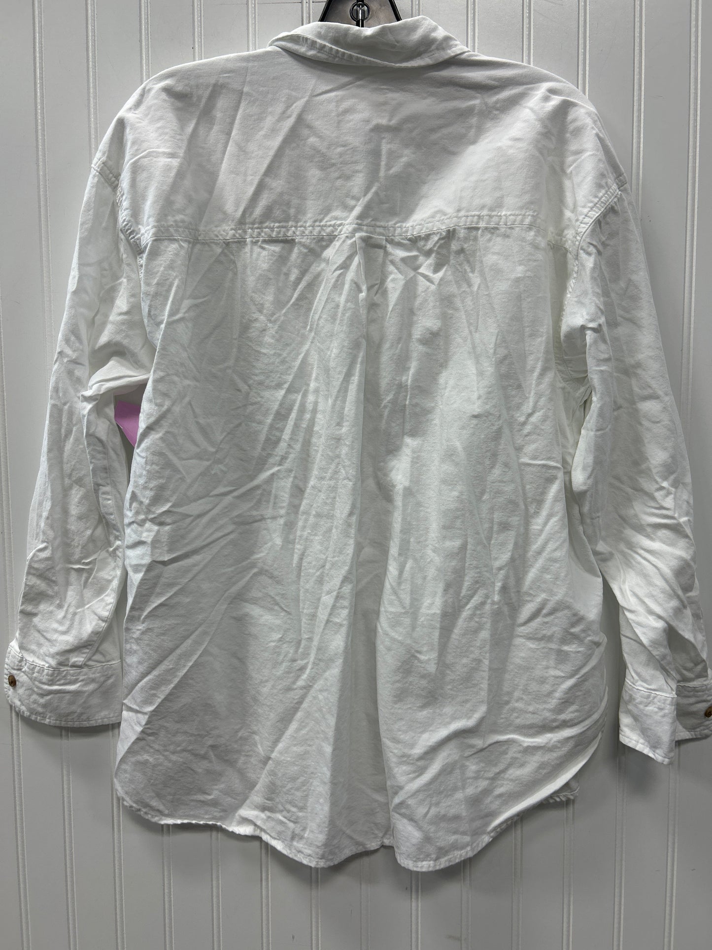 Blouse Ls By Universal Thread In White, Size:L