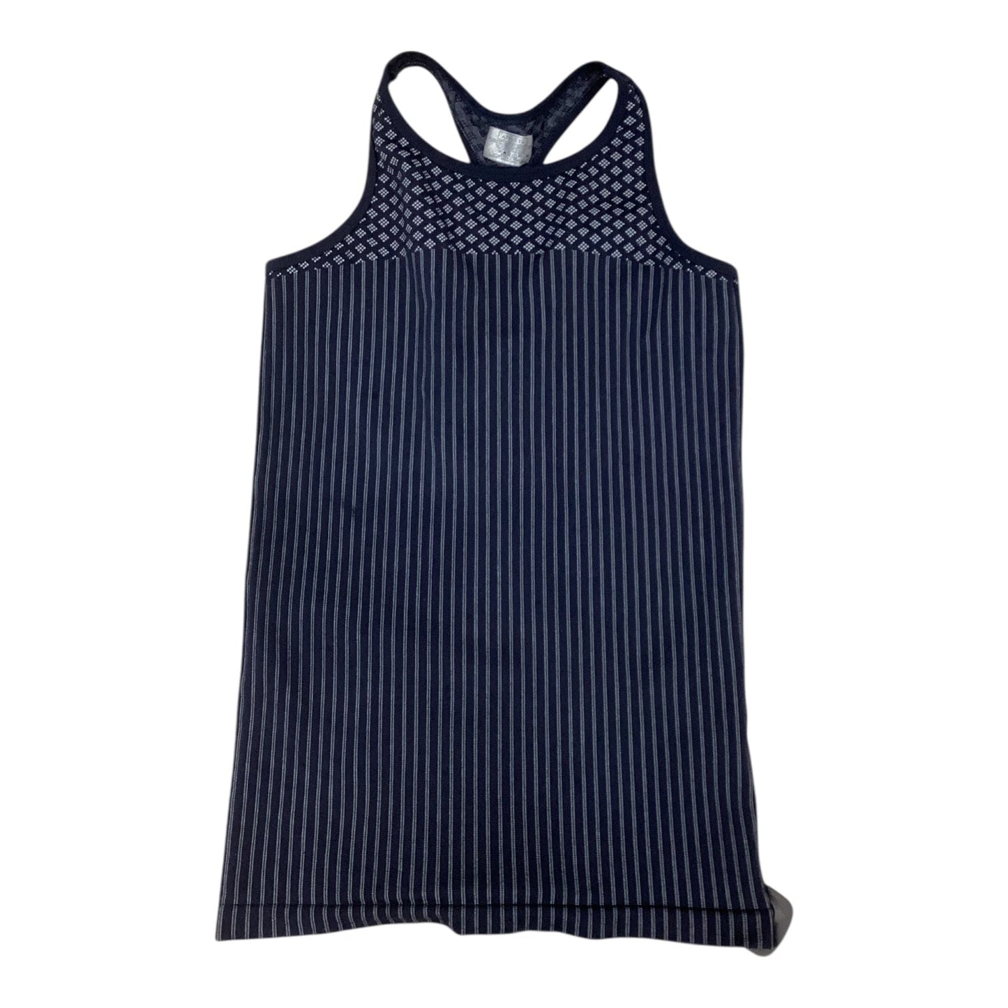 Athletic Tank Top By Athleta In Blue & White, Size:M