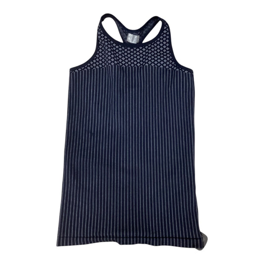 Athletic Tank Top By Athleta In Blue & White, Size:M