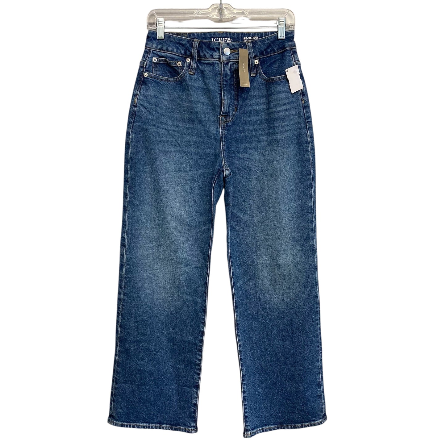 Jeans Wide Leg By J. Crew In Blue Denim, Size:2