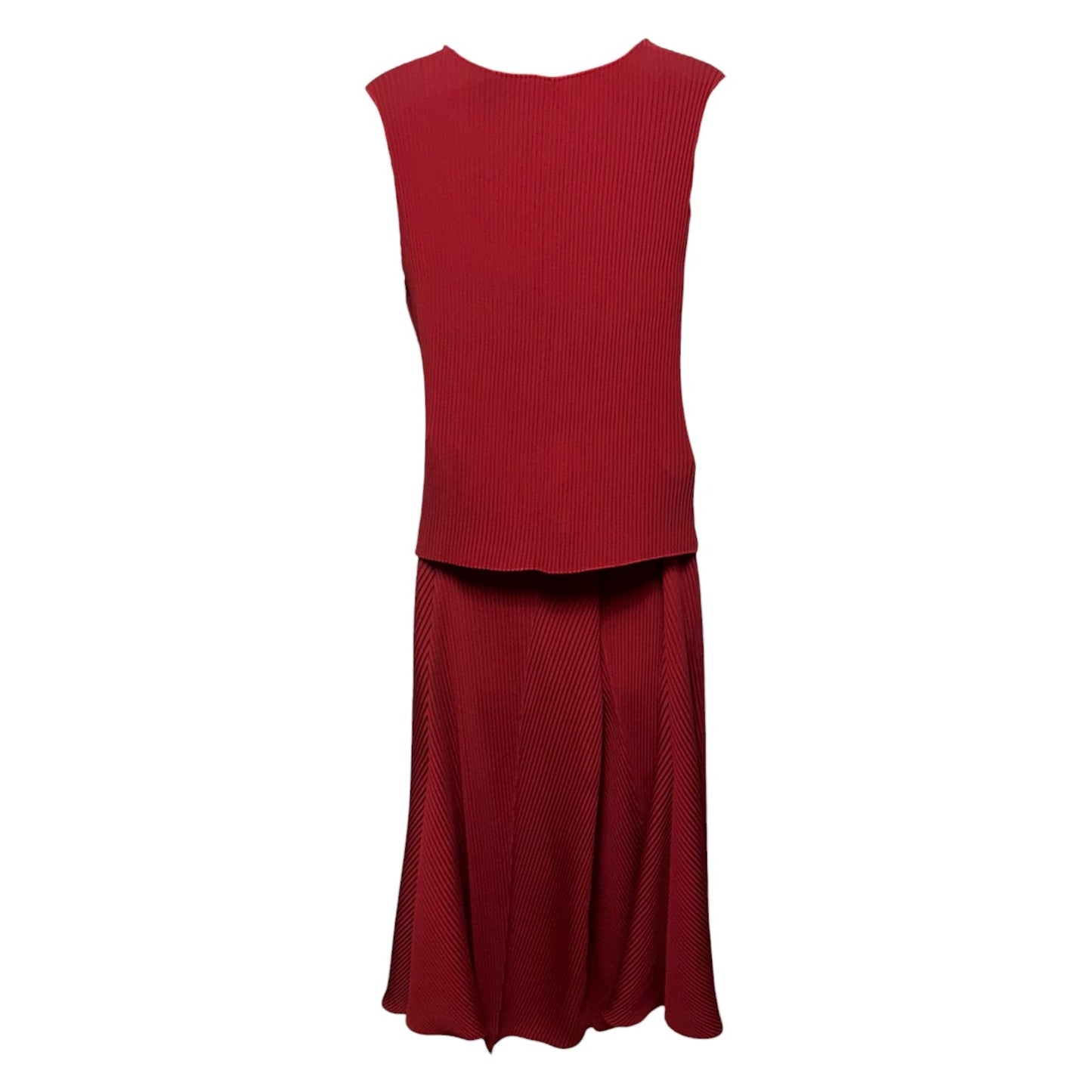 Herringbone 3/4 Pocket Skirt Set 2pc By Babette In Lipstick, Size: S