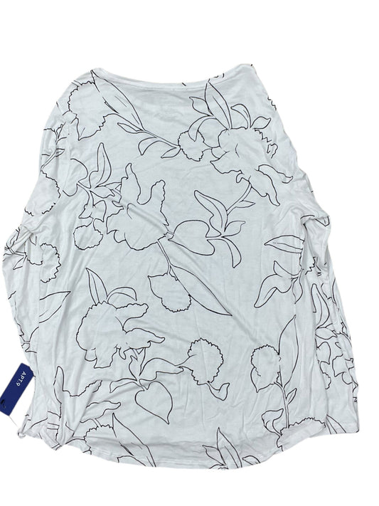 Top Ls By Apt 9 In White, Size:Xl