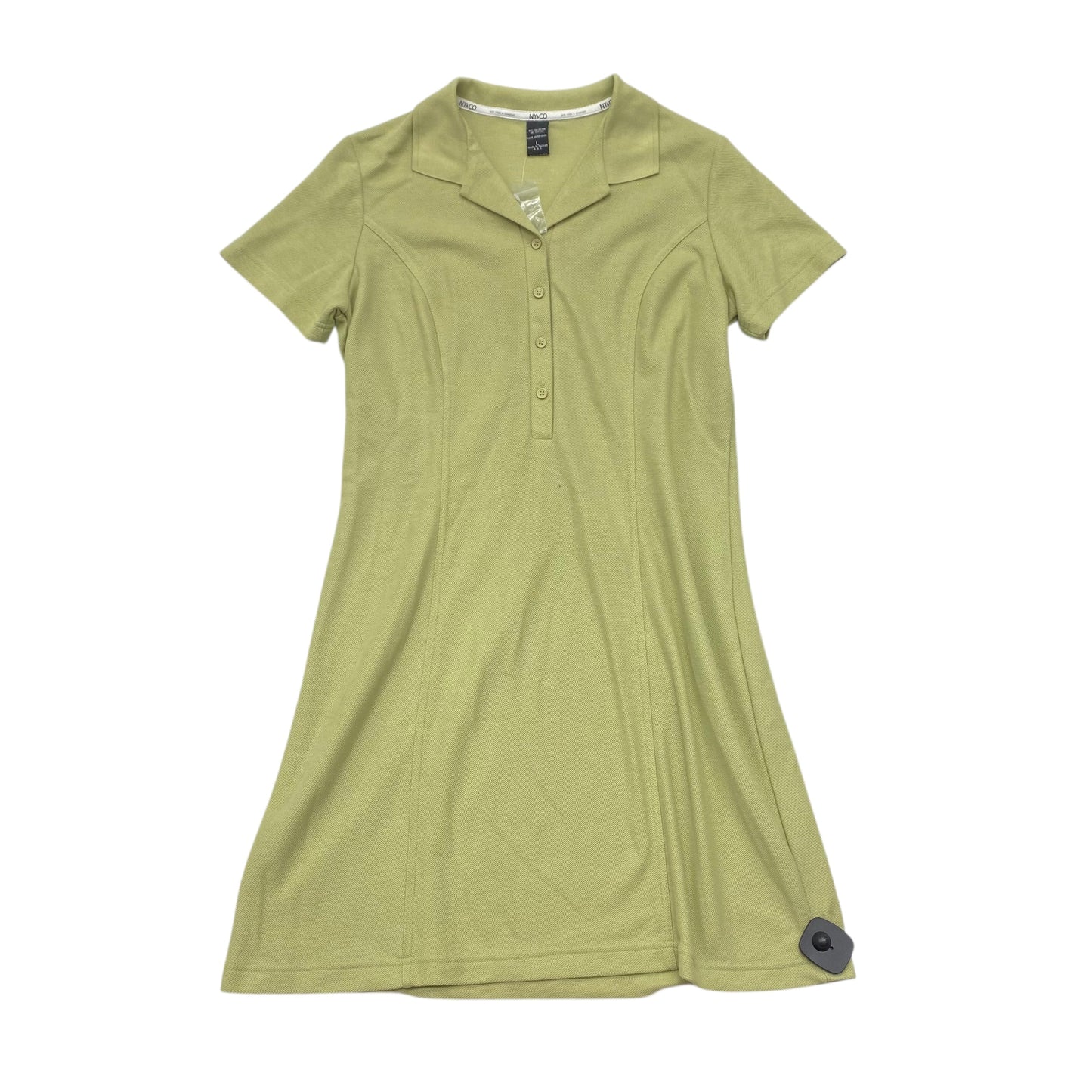 Dress Casual Midi By New York And Co In Green, Size:L