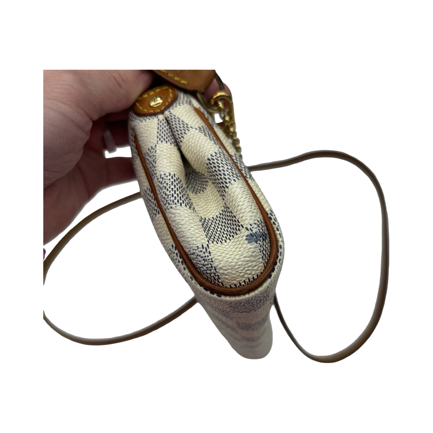 Crossbody Luxury Designer By Louis Vuitton In Tan, Size:Medium