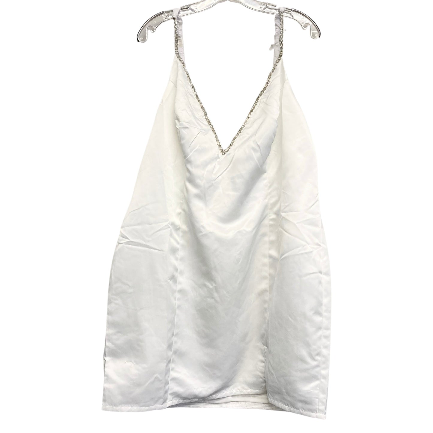 Dress Party Short By Fashion Nova In White, Size:3X
