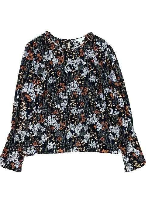 Top Ls By Terra & Sky In Black & Orange, Size:2X