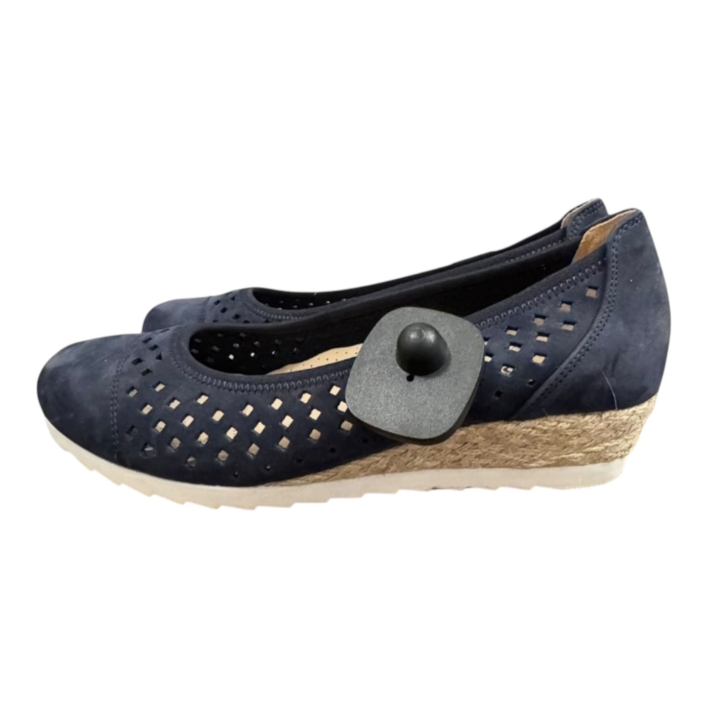 Shoes Heels Wedge By GABOR In Navy, Size:8