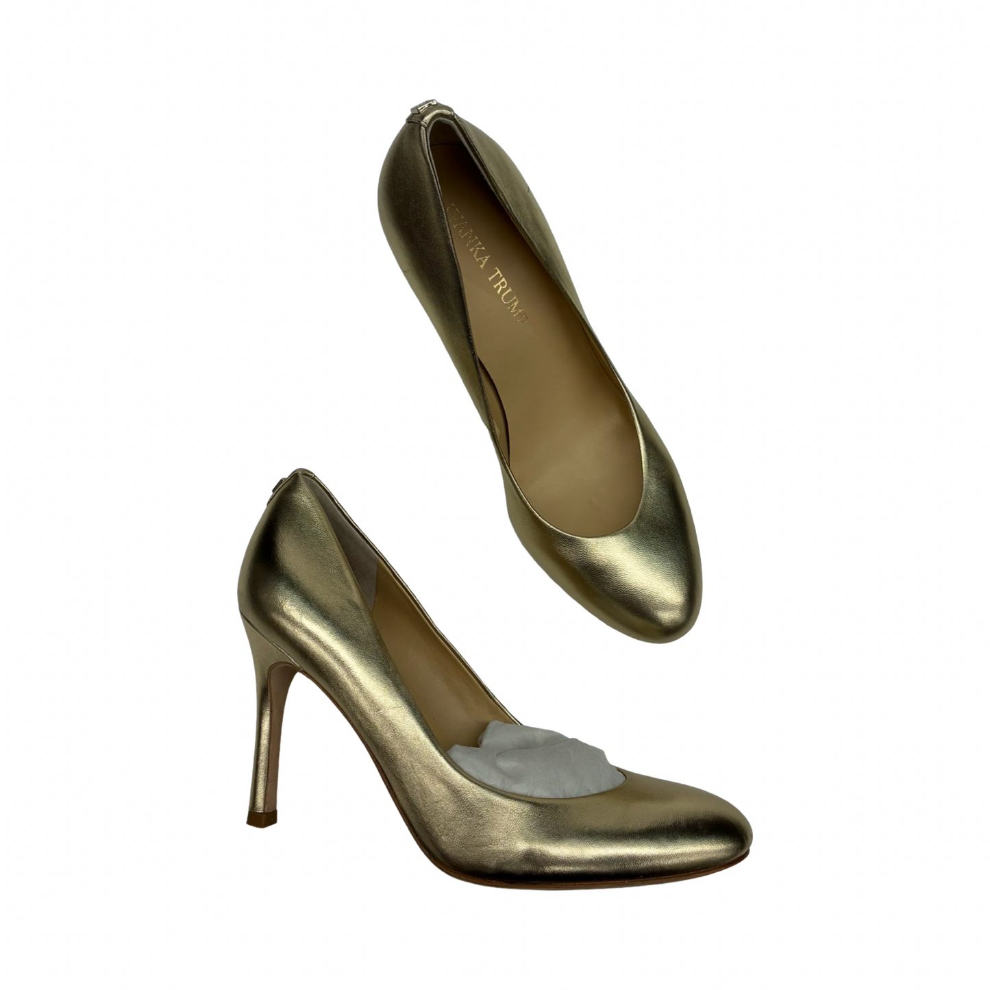 Shoes Heels Stiletto By Ivanka Trump In Gold, Size:7.5